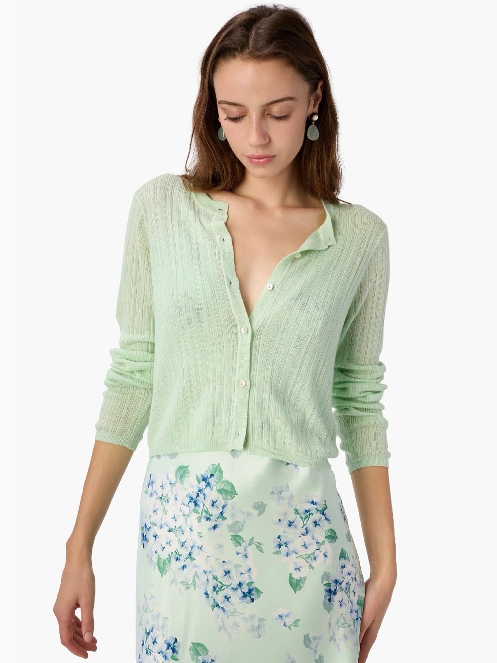Maura Lightweight Cardigan ~ Clearwater